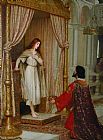 Edmund Blair Leighton The King and the Beggar-maid painting